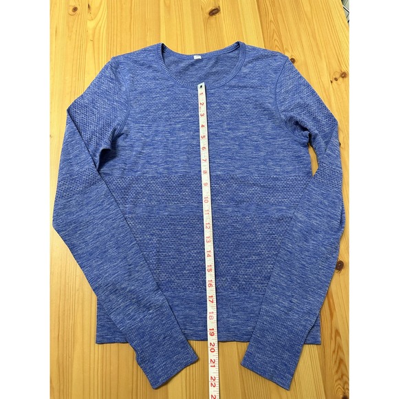 lululemon athletica Blue Long Sleeve Tee - Picture 3 of 8